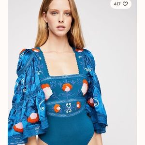 ISO sunny meadow bodysuit sz small or medium